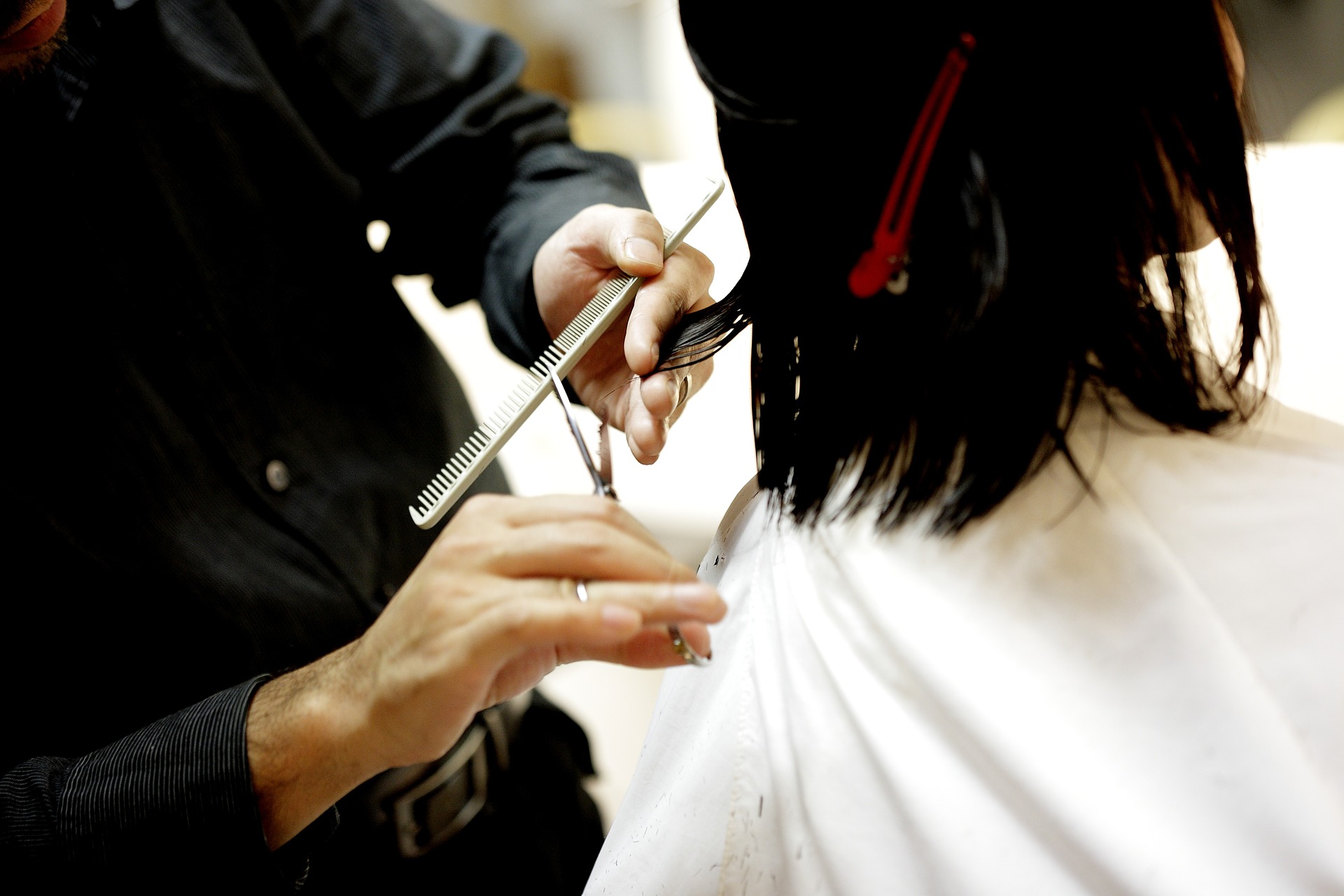 長崎美容室ユメユイの縮毛矯正とアイロンパーマの微調整カットの画像